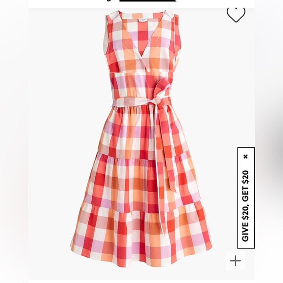 NWOT J. Crew Factory Dress with pockets and belt, size 4 - Picture 2 of 7